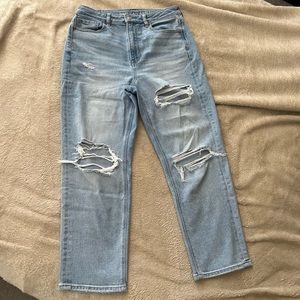 American Eagle hi rise mom jeans